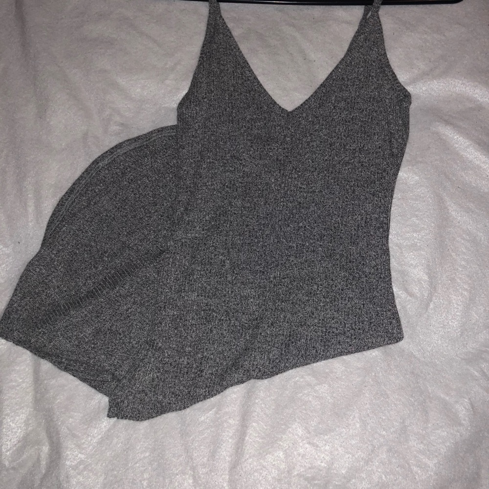 Heather Gray Mini Dress